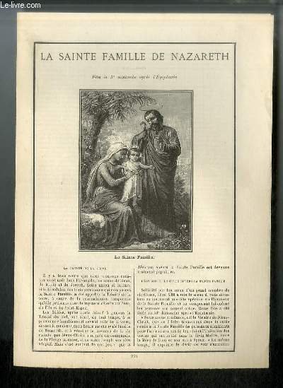 Vies des Saints n° 934 - La sainte famille de … | Immagine principale