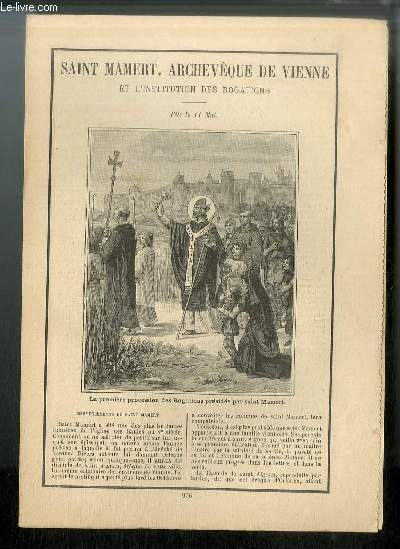 Vies des Saints n° 956 - Saint Mamert, archevêque de … | Immagine principale