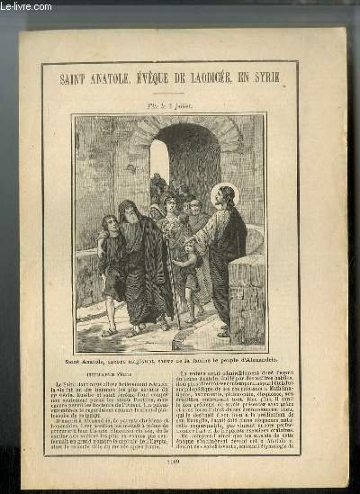 Vies des Saints n° 1009 - Saint Anatole, évêque de … | Immagine principale