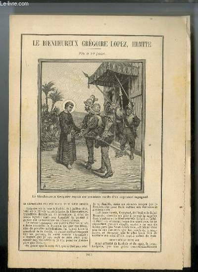 Vies des Saints n° 1011 - Le bienheureux Grégoire Lopez, … | Immagine principale