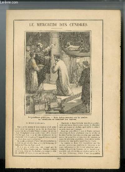 Vies des Saints n° 1095 - Le mercredi des Cendres | Immagine principale