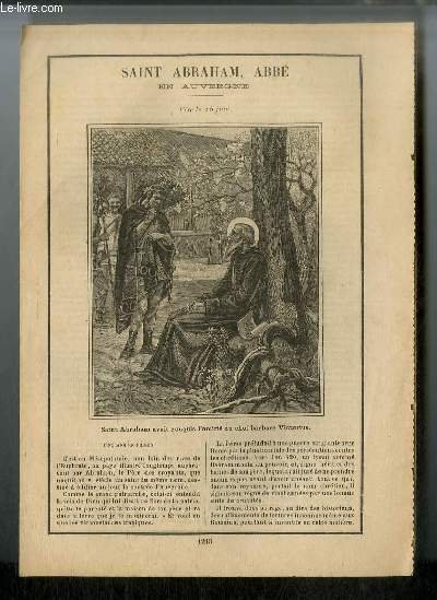 Vies des Saints n° 1215 - Saint Abraham, abbé en … | Immagine principale