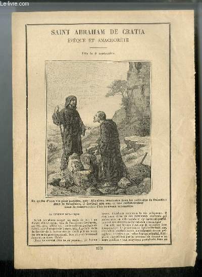Vies des Saints n° 1372 - Saint Abraham de Cratia, …
