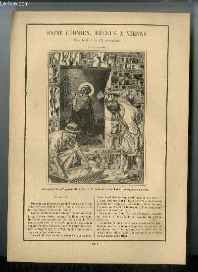 Vies des Saints n° 1391 - Saint Léonien, reclus à … | Immagine principale