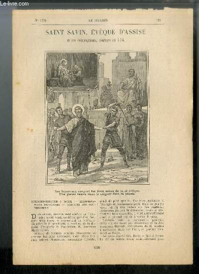 Vies des Saints n° 1770 - Saint Savin, évêque d'Assise … | Immagine principale