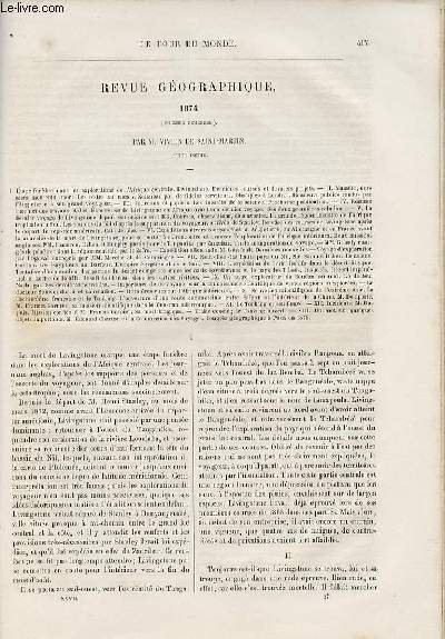 Le tour du monde - nouveau journal des voyages - …