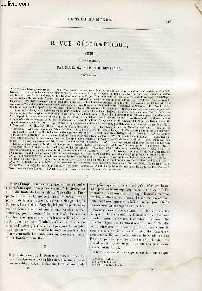 Le tour du monde - nouveau journal des voyages -Revue …