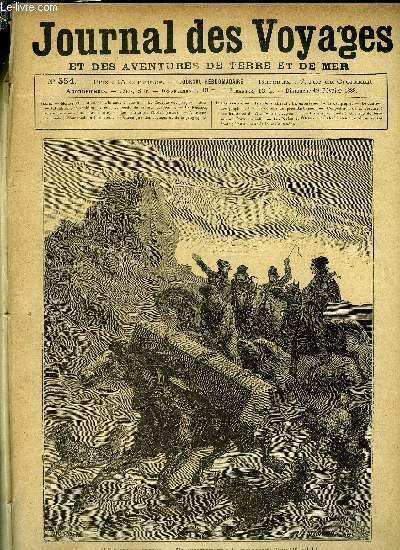 Journal des voyages et des aventures de terre et de mer n° 554 - L'Islande a cheval - un enterrement a la campagne, Le coureur des jungles, chapitre V, Sur les bords de la mer caspienne, La pérouse, III, Les parias de l'océan, II, Promenade a Jérusalem