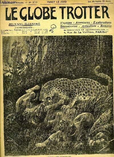 Le globe trotter n° 198 - Les châtiments au Saint Cyr chinois, L'exploration fantastique du Dr Bergamy, chapitre III par Paul de Sémant, Abandonné par E. Istivie, Le calvaire d'un petit sibérien, chapitre V par B. de Zenzinoff, Pêcheurs de perles parmi