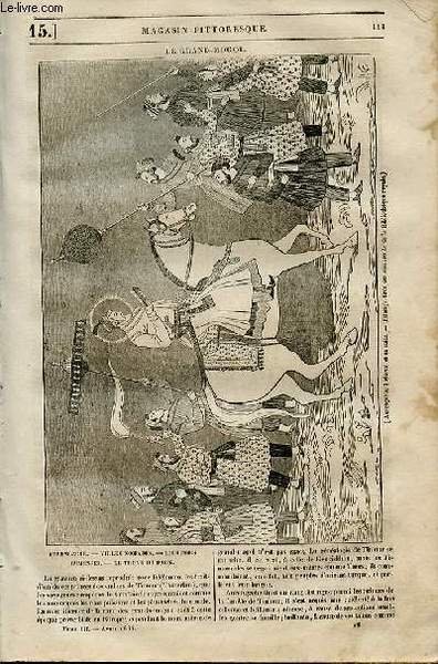 LE MAGASIN PITTORESQUE - Livraison n°015 - Le grand mogol.
