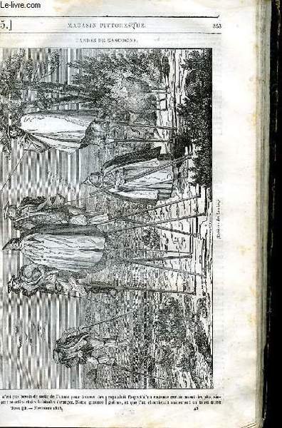 LE MAGASIN PITTORESQUE - Livraison n°045 - landes de Gascogne.