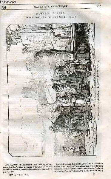 LE MAGASIN PITTORESQUE - Livraison n°032 - Musée du Luvre …
