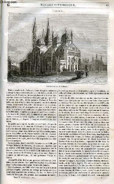 LE MAGASIN PITTORESQUE - Livraison n°006 - Padoue.