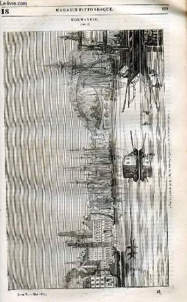 LE MAGASIN PITTORESQUE - Livraison n°018 - Normandie - Rouen.