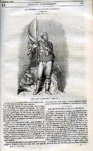 LE MAGASIN PITTORESQUE - Livraison n°021 - le tombeau d'Andreas …