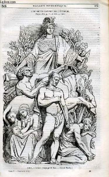 LE MAGASIN PITTORESQUE - Livraison n°035 - Arc de triomphe …