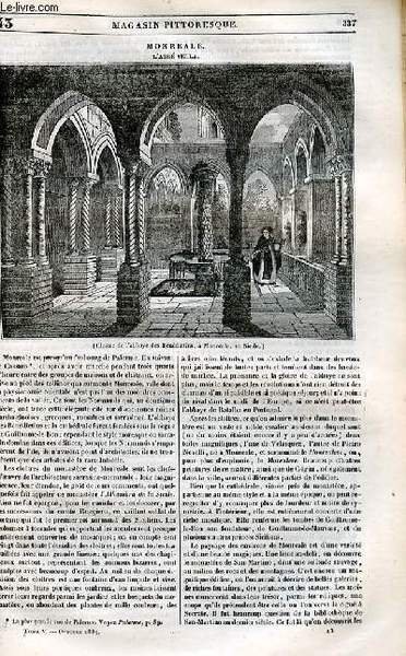 LE MAGASIN PITTORESQUE - Livraison n°043 - Monreale - l'abbé …