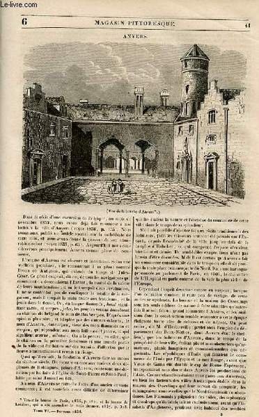 LE MAGASIN PITTORESQUE - Livraison n°006 - Anvers.