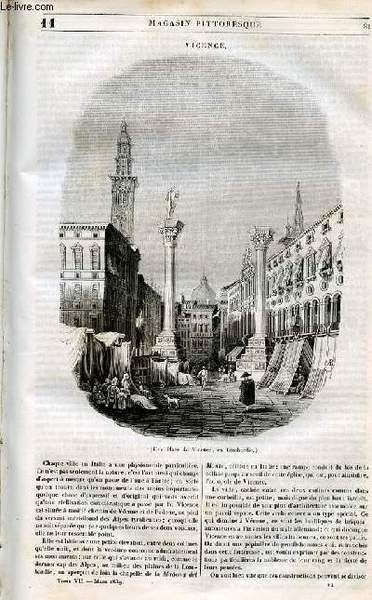 LE MAGASIN PITTORESQUE - Livraison n°011 - Vicence.