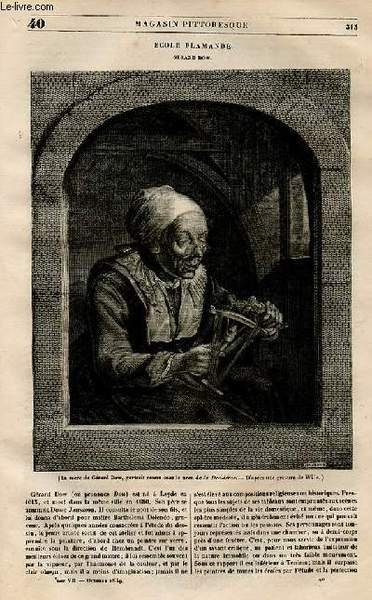 LE MAGASIN PITTORESQUE - Livraison n°040 - Ecole flamande - …