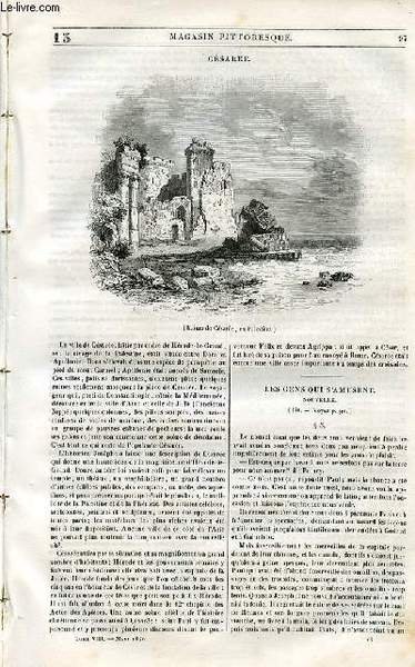 LE MAGASIN PITTORESQUE - Livraison n°013 - Césarée.