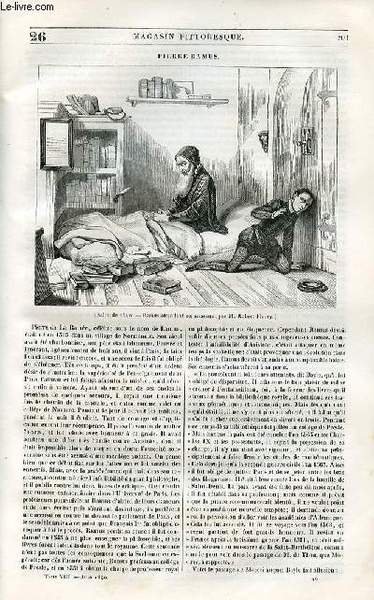 LE MAGASIN PITTORESQUE - Livraison n°026 - Pierre Ramus.