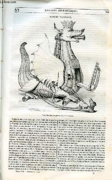 LE MAGASIN PITTORESQUE - Livraison n°037 - Robert Valturio.