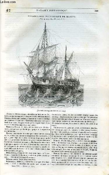 LE MAGASIN PITTORESQUE - Livraison n°047 - Vocabulaire pittoresque de …