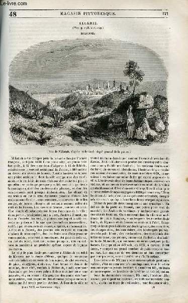 LE MAGASIN PITTORESQUE - Livraison n°048 - Algérie - Milianah.