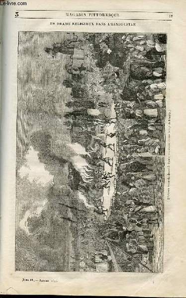 LE MAGASIN PITTORESQUE - Livraison n°003 - Un drame religieux …
