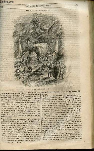 LE MAGASIN PITTORESQUE - Livraison n°021 - Les mines d'or …
