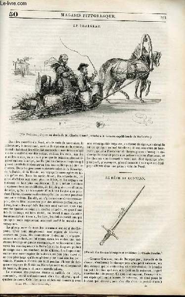 LE MAGASIN PITTORESQUE - Livraison n°050 - le traineau.