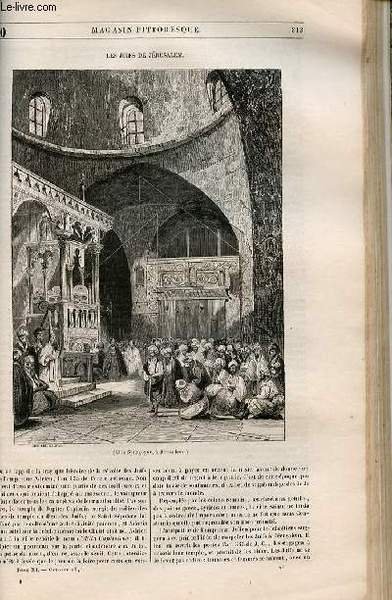LE MAGASIN PITTORESQUE - Livraison n°040 - Les Juifs de Jérusalem.