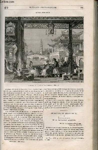LE MAGASIN PITTORESQUE - Livraison n°019 - Moeurs chinoises.