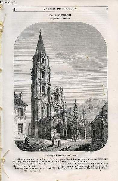 LE MAGASIN PITTORESQUE - Livraison n°004 - L'église de SAint …