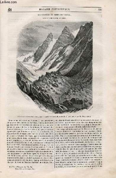 LE MAGASIN PITTORESQUE - Livraison n°041 - Les glaciers de …