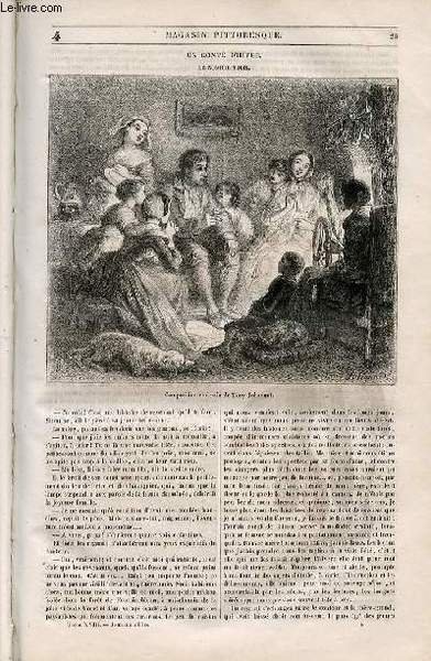 LE MAGASIN PITTORESQUE - Livraison n°004 - Un conte d'hiver …