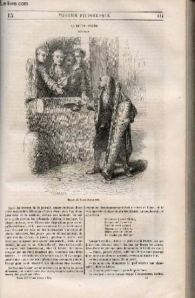 LE MAGASIN PITTORESQUE - Livraison n°015 - La dette sacrée, …