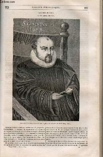 LE MAGASIN PITTORESQUE - Livraison n°025 - Salomon de Caus …