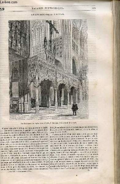LE MAGASIN PITTORESQUE - Livraison n°039 - L'église Saint Pierre …