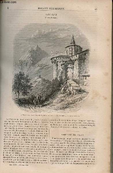 LE MAGASIN PITTORESQUE - Livraison n°004 - Saint Savin (HAutes …