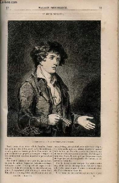 LE MAGASIN PITTORESQUE - Livraison n°010 - Le jeune mendiant.