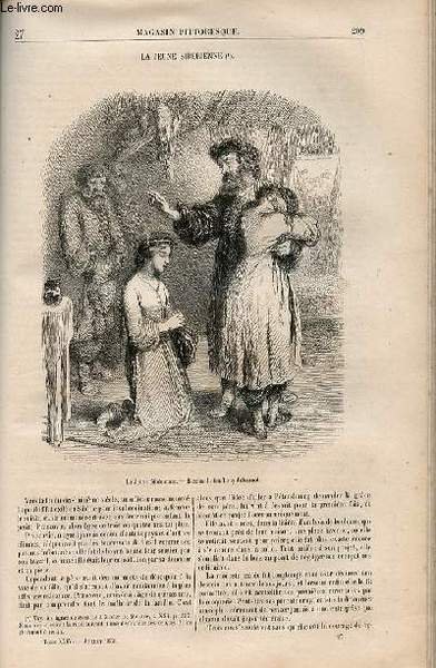 LE MAGASIN PITTORESQUE - Livraison n°027 - La jeune Sibérienne.
