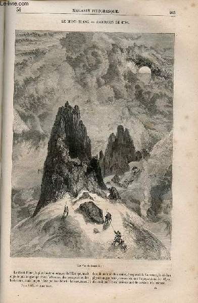 LE MAGASIN PITTORESQUE - Livraison n°034 - Le Mont Blanc …