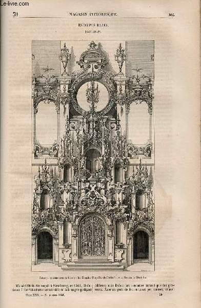 LE MAGASIN PITTORESQUE - Livraison n°039 - Estampes rares - …