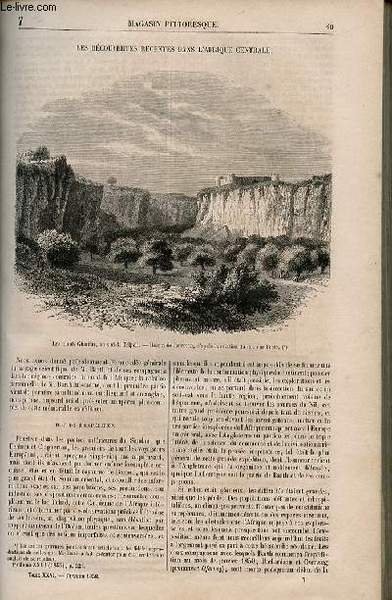 LE MAGASIN PITTORESQUE - Livraison n°007 - Les découvertes récentes …