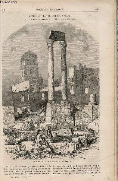 LE MAGASIN PITTORESQUE - Livraison n°051 - Restes du théâtre …