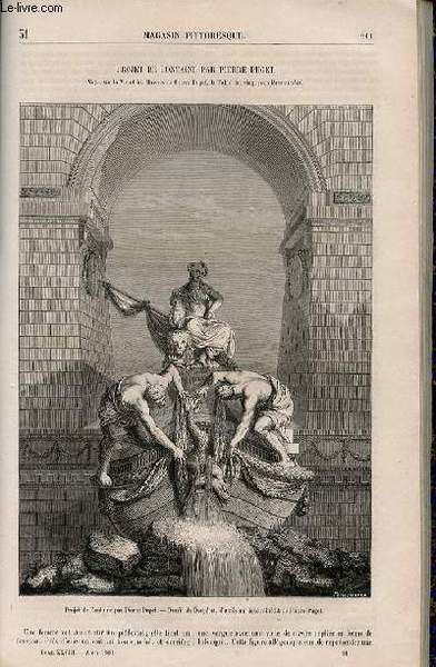 LE MAGASIN PITTORESQUE - Livraison n°031 - Projet de fontaine …