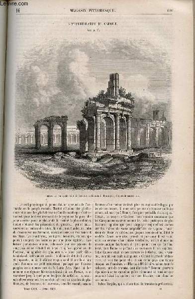 LE MAGASIN PITTORESQUE - Livraison n°016 - L'amphithéâtre de Capoue.