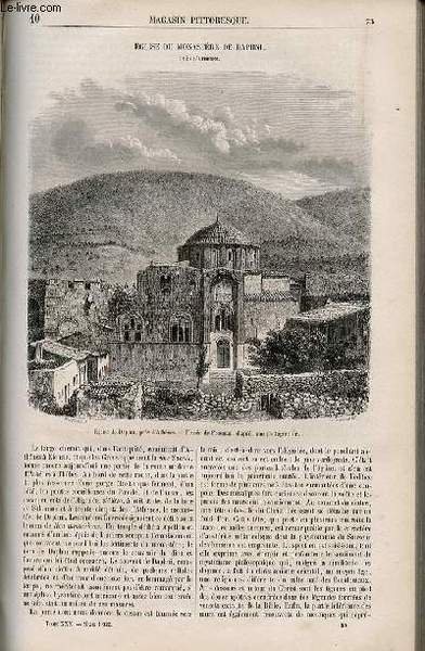 LE MAGASIN PITTORESQUE - Livraison n°010 - Eglise du monastère …